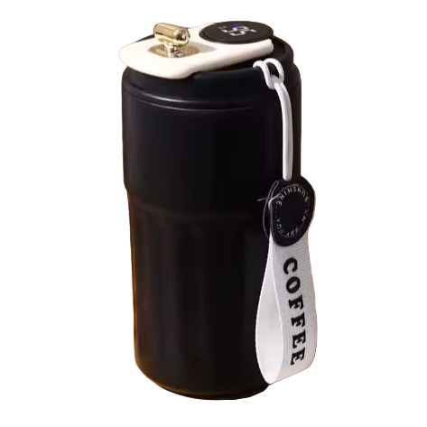 Cana termica cu afisaj LED, Zola, 460 ml, otel inoxidabil, inchidere etansa, pereti dubli, mentine temperatura cald-rece, capac plastic, maner confortabil, 16 x 7 cm, negru Cana termica cu afisaj LED, Zola, 460 ml, otel inoxidabil, inchidere etansa, pereti dubli, mentine temperatura cald-rece, capac plastic, maner confortabil, 16 x 7 cm, negru